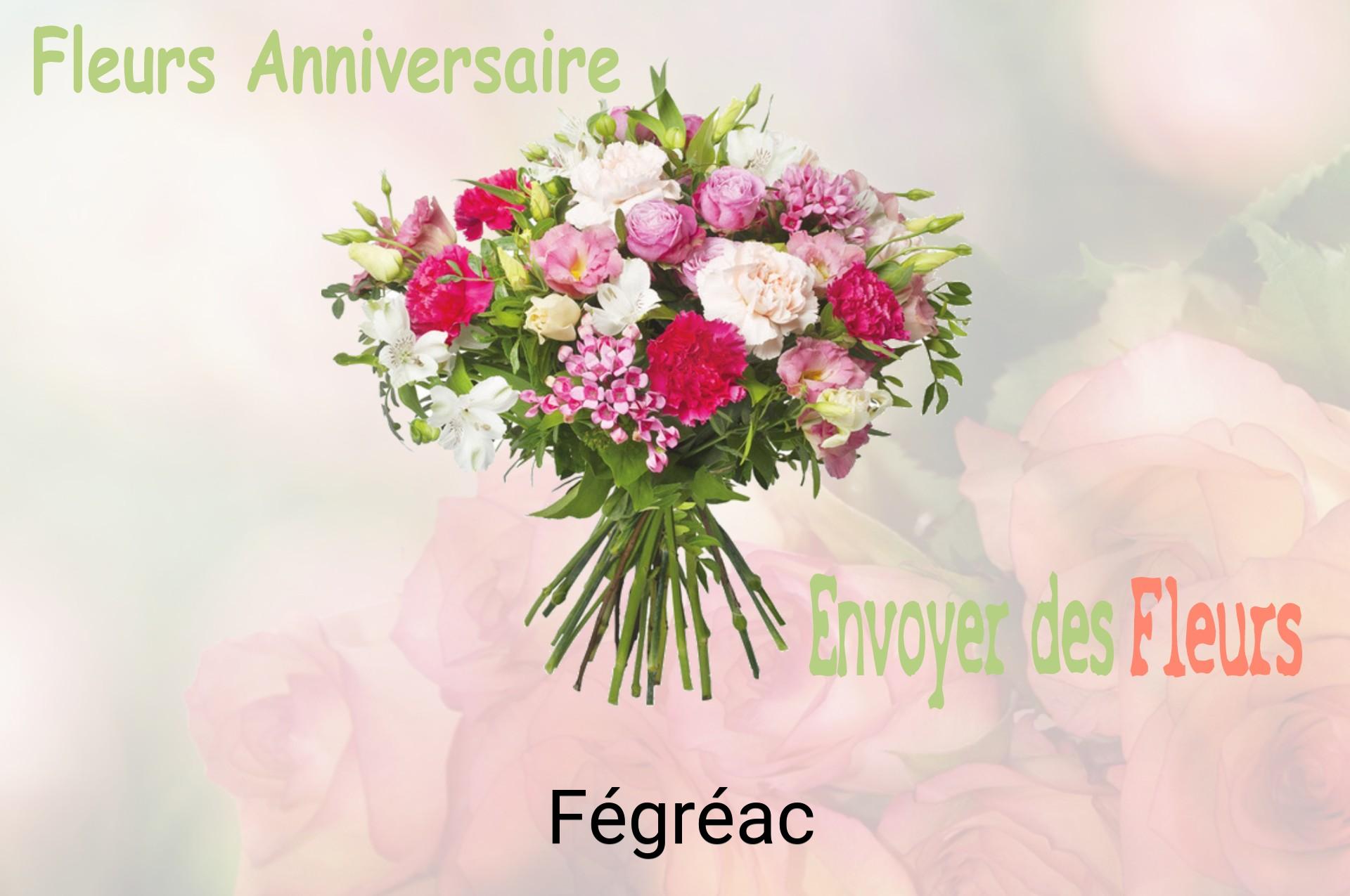 Bouquet de fleurs d’anniversaire livré à Fégréac